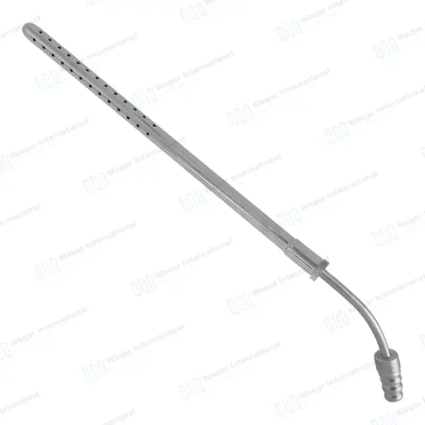 Poole Suction Tube 10″ Curved 16 French - surgical instruments manufactured by Waqar International, Sialkot - view 7