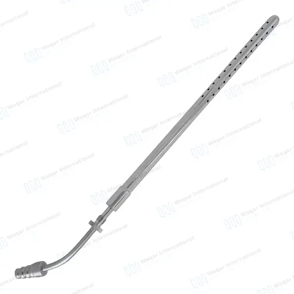 Poole Suction Tube 10″ Curved 16 French - surgical instruments manufactured by Waqar International, Sialkot - view 8