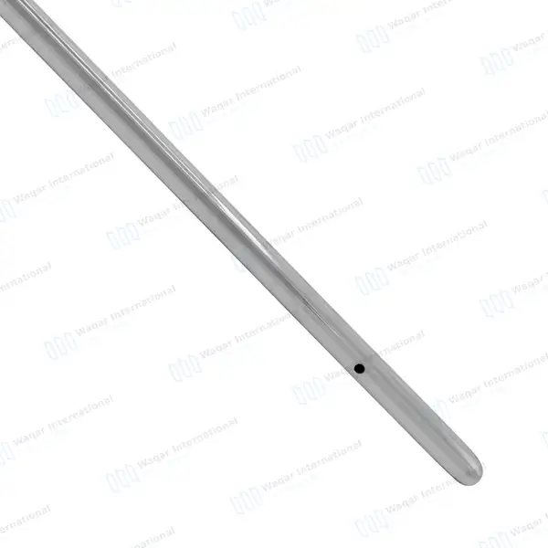 Poole Suction Tube 10″ Curved 23 French - surgical instruments manufactured by Waqar International, Sialkot - view 5