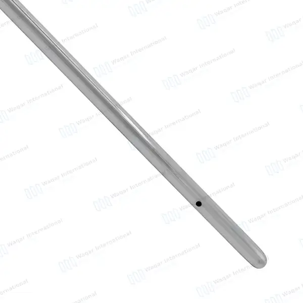 Poole Suction Tube 10″ Curved 30 French - surgical instruments manufactured by Waqar International, Sialkot - view 6