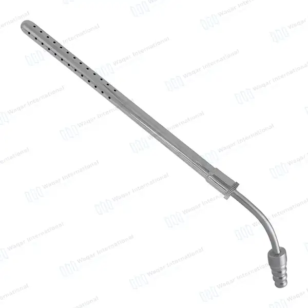Poole Suction Tube 10″ Curved 30 French - surgical instruments manufactured by Waqar International, Sialkot - view 7