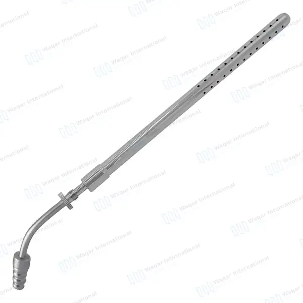 Poole Suction Tube 10″ Curved 30 French - surgical instruments manufactured by Waqar International, Sialkot - view 8