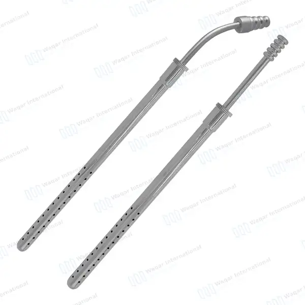 2 Poole Suction Tube 23FR & 30FR Curved and Straight Set - surgical instruments manufactured by Waqar International, Sialkot - view 7
