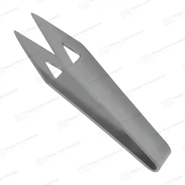 Precision Gripper Splinter Tweezer 2″ (5.1cm) Sharp Tip - surgical instruments manufactured by Waqar International, Sialkot - view 4