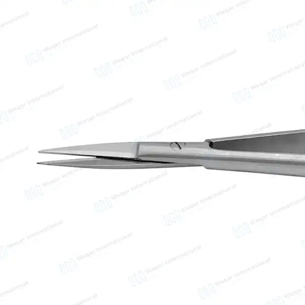 T/C Castroviejo Scissors 5.5″ Straight Round Pattern Handle - surgical instruments manufactured by Waqar International, Sialkot - view 5