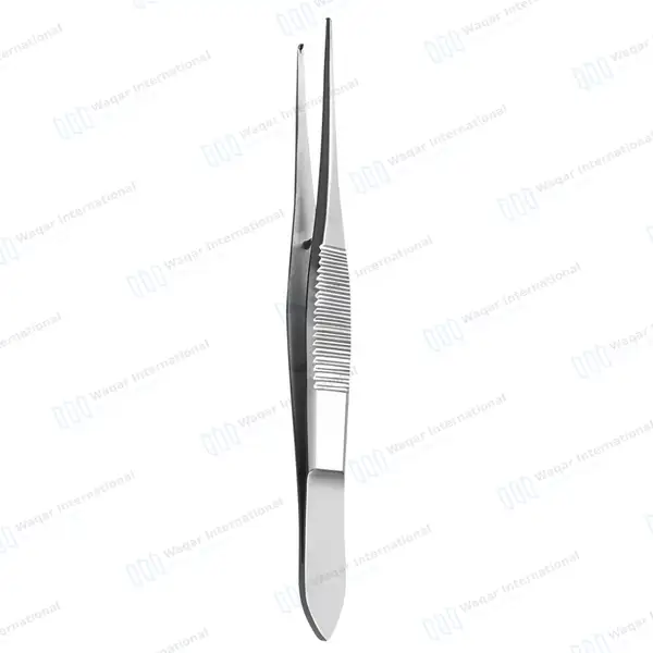 Iris Tissue Forceps 4″ 1×2 Teeth Straight - surgical instruments manufactured by Waqar International, Sialkot - view 7