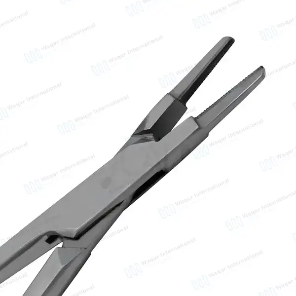 TC Ryder Needle Holder 6″ Serrated Jaws - surgical instruments manufactured by Waqar International, Sialkot - view 5