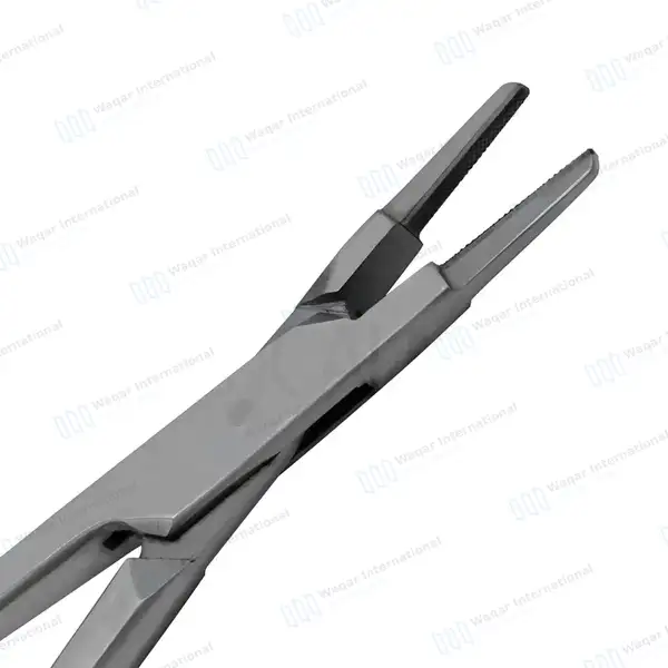 TC Ryder Needle Holder 5.5″ Serrated Jaws - surgical instruments manufactured by Waqar International, Sialkot - view 5