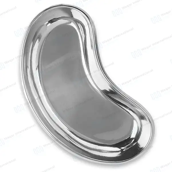 4 Kidney Bowl Basin Emesis Tray Set 6″, 8″, 10″ & 12″ - surgical instruments manufactured by Waqar International, Sialkot - view 7