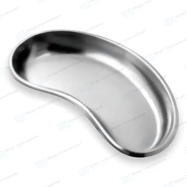 Kidney Bowl Tray 6″ Basin Emesis Small - surgical instruments manufactured by Waqar International, Sialkot - view 2