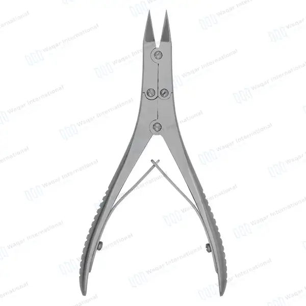 Ruskin Kleinkert Kutz Bone Splitting Forceps 6″ Straight – Double Action - surgical instruments manufactured by Waqar International, Sialkot - view 5