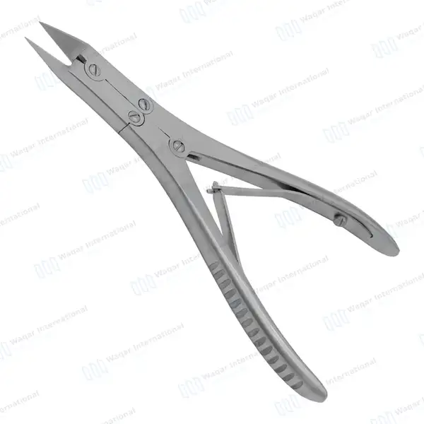 Ruskin Kleinkert Kutz Bone Splitting Forceps 6″ Straight – Double Action - surgical instruments manufactured by Waqar International, Sialkot - view 6