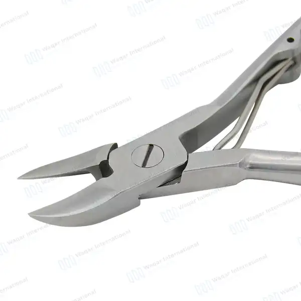 Heavy Duty Ingrown Toenail Nipper 4.5″ Spring Action Handle - surgical instruments manufactured by Waqar International, Sialkot - view 5