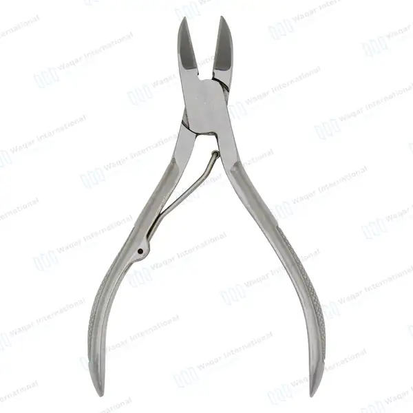 Heavy Duty Ingrown Toenail Nipper 4.5″ Spring Action Handle - surgical instruments manufactured by Waqar International, Sialkot - view 6