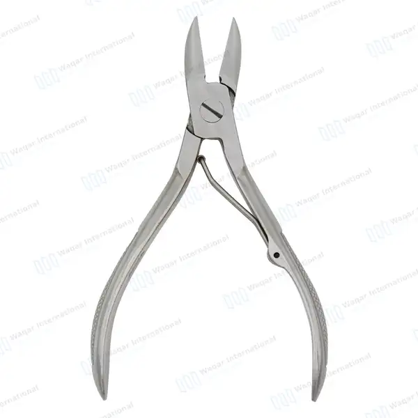 Heavy Duty Ingrown Toenail Nipper 4.5″ Spring Action Handle - surgical instruments manufactured by Waqar International, Sialkot - view 7