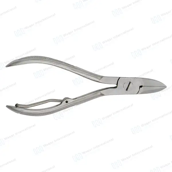 Heavy Duty Ingrown Toenail Nipper 4.5″ Spring Action Handle - surgical instruments manufactured by Waqar International, Sialkot - view 8