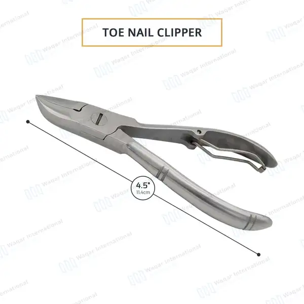 Ingrown Toenail Clippers & Cutter 4.5″ (11.4cm) For Thick Nails - surgical instruments manufactured by Waqar International, Sialkot - view 3