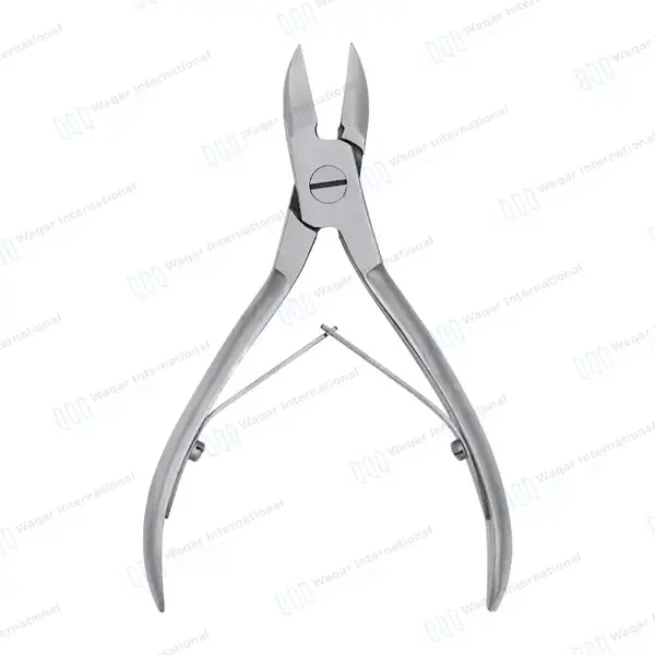 Double Spring Toenail Nipper 4.5″ for Thick Ingrown Nails - surgical instruments manufactured by Waqar International, Sialkot - view 7