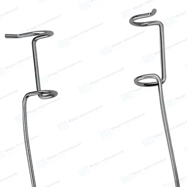 Kratz-Barraquer Eye Speculum 12mm Open Wire Blades - surgical instruments manufactured by Waqar International, Sialkot - view 6