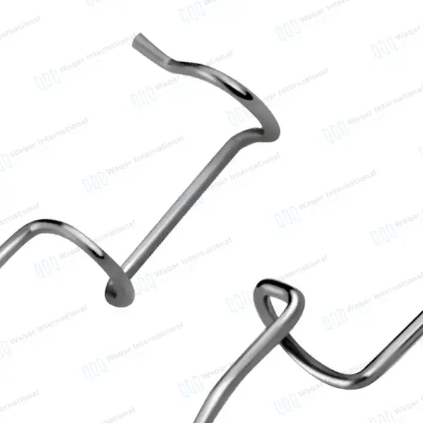 Kratz-Barraquer Eye Speculum 15mm Open Wire Blades - surgical instruments manufactured by Waqar International, Sialkot - view 3