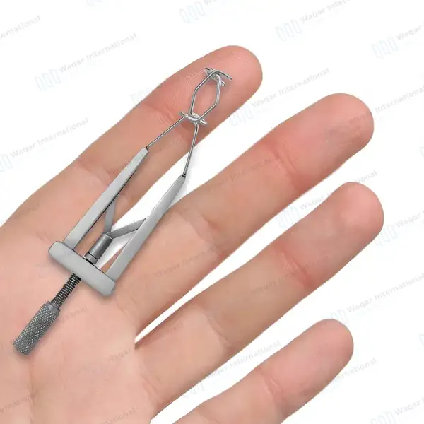 Lieberman Eye Speculum Adjustable Fenestrated Blade - surgical instruments manufactured by Waqar International, Sialkot - view 8
