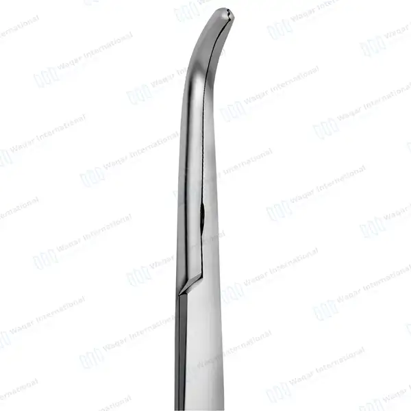 Lahey Gall Duct Forceps 7.5″ Curved Longitudinal Serrated Jaws - surgical instruments manufactured by Waqar International, Sialkot - view 4