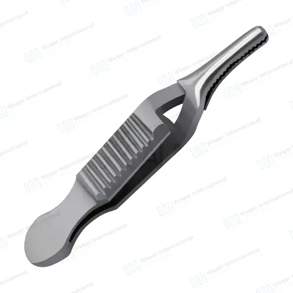 Dieffenbach Serrefine Clamp 1 1/2″ (3.8cm) Curved - surgical instruments manufactured by Waqar International, Sialkot - view 6
