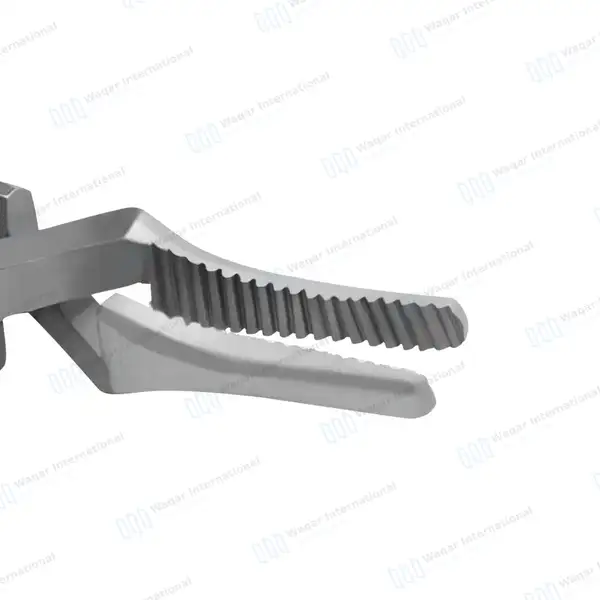 Dieffenbach Serrefine Clamp 2 1/4″ (5.7cm) Curved - surgical instruments manufactured by Waqar International, Sialkot - view 6