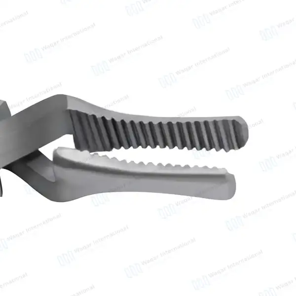 2 Dieffenbach Serrefine Clamps 2.25″ (5.7cm) Straight Curved - surgical instruments manufactured by Waqar International, Sialkot - view 4