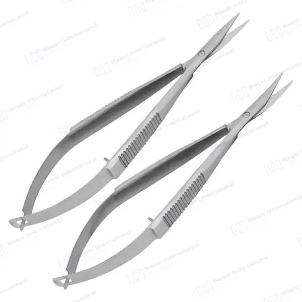 15 Pcs Micro Surgery Scissors Set Straight Curved & Angled - surgical instruments manufactured by Waqar International, Sialkot - view 3