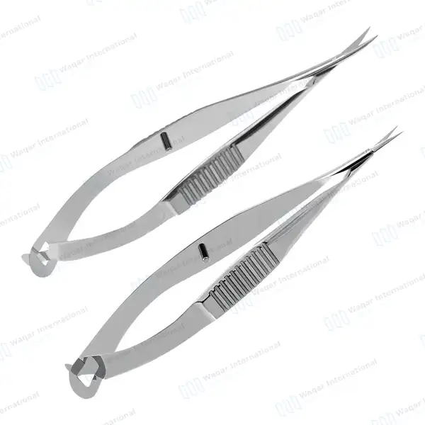 15 Pcs Micro Surgery Scissors Set Straight Curved & Angled - surgical instruments manufactured by Waqar International, Sialkot - view 6