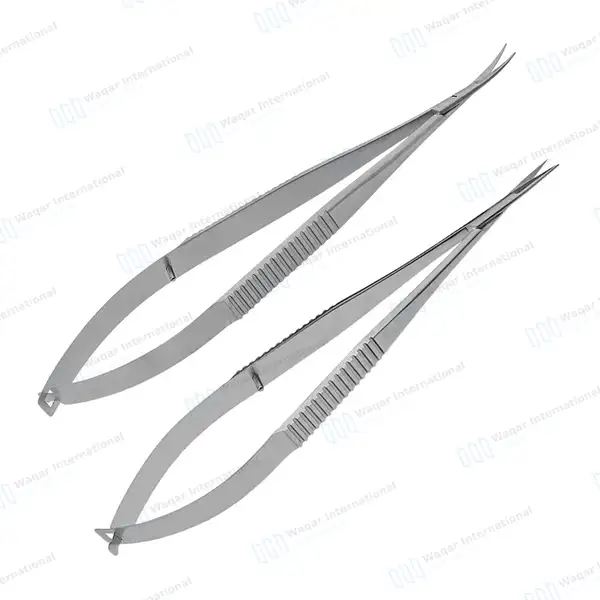 15 Pcs Micro Surgery Scissors Set Straight Curved & Angled - surgical instruments manufactured by Waqar International, Sialkot - view 7