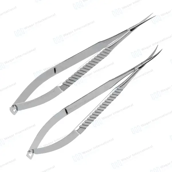 15 Pcs Micro Surgery Scissors Set Straight Curved & Angled - surgical instruments manufactured by Waqar International, Sialkot - view 8