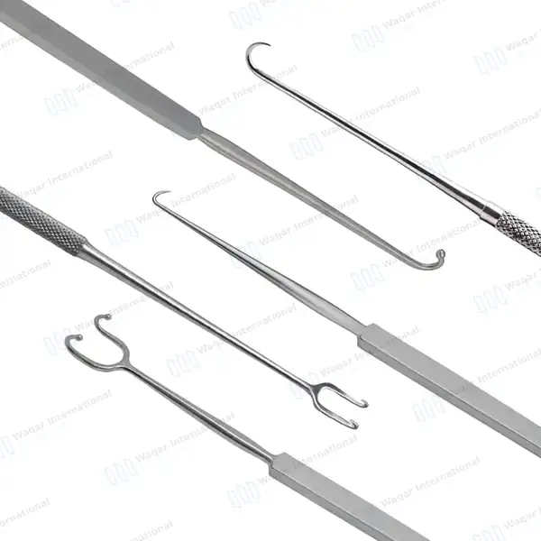5 Pcs Surgical Skin Hooks Retractor Set - surgical instruments manufactured by Waqar International, Sialkot - view 2
