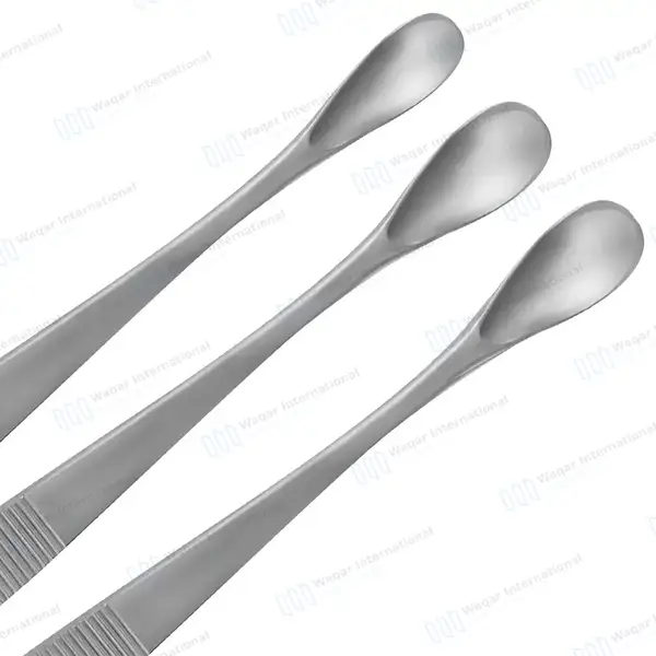 3 Ferguson Gallstone Scoop Set 9.5″ Double Ended Small, Medium & Large - surgical instruments manufactured by Waqar International, Sialkot - view 2