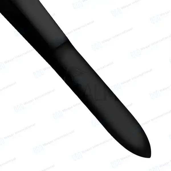 Full Black Splinter Forceps 4.5″ Straight Serrated Tips - surgical instruments manufactured by Waqar International, Sialkot - view 5