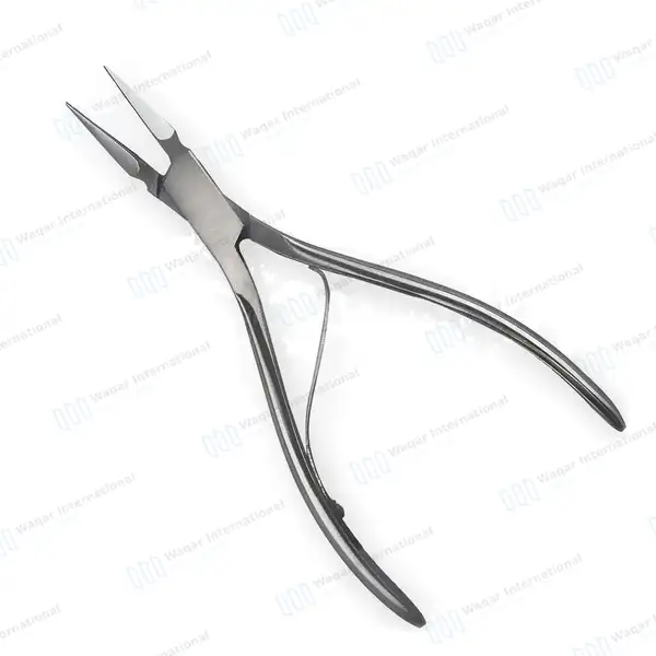 Virtus Splinter Forceps 6″ Straight Serrated Triangle Tips - surgical instruments manufactured by Waqar International, Sialkot - view 2