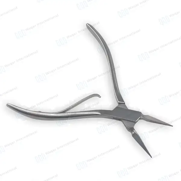 Virtus Splinter Forceps 6″ Straight Serrated Triangle Tips - surgical instruments manufactured by Waqar International, Sialkot - view 4