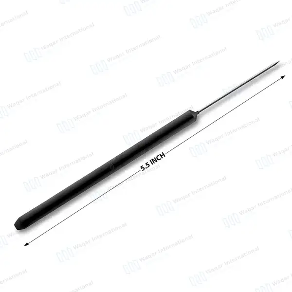 50 Pcs Teasing Needles 5.5″ Straight with Plastic Handle - surgical instruments manufactured by Waqar International, Sialkot - view 3