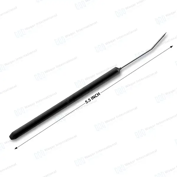 50 Teasing Needles 5.5″ Bent Tips with Plastic Handle - surgical instruments manufactured by Waqar International, Sialkot - view 3