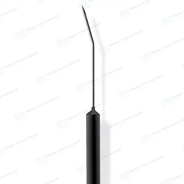 50 Teasing Needles 5.5″ Bent Tips with Plastic Handle - surgical instruments manufactured by Waqar International, Sialkot - view 4