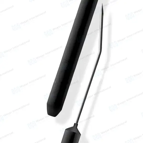50 Teasing Needles 5.5″ Bent Tips with Plastic Handle - surgical instruments manufactured by Waqar International, Sialkot - view 7