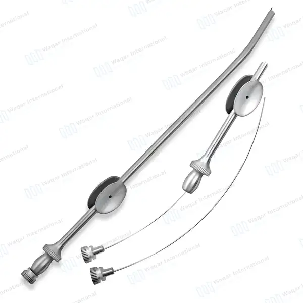 Adson Suction Tube 6″ with Finger Valve & Obturator 11 FR (3.6mm) - surgical instruments manufactured by Waqar International, Sialkot - view 8