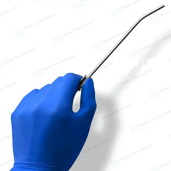 Adson Suction Tube 6″ with Finger Valve & Obturator 11 FR (3.6mm) - surgical instruments manufactured by Waqar International, Sialkot - view 9