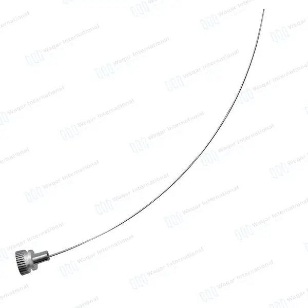 Adson Suction Tube 8″ with Finger Valve & Obturator 15 FR (5mm) - surgical instruments manufactured by Waqar International, Sialkot - view 7