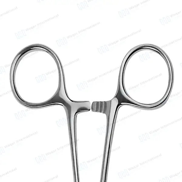 Mayo Hegar Needle Holder 7″ Cross Serrated Tips - surgical instruments manufactured by Waqar International, Sialkot - view 5