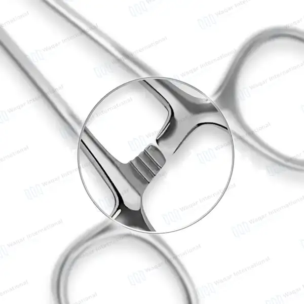 Mayo Hegar Needle Holder 7″ Cross Serrated Tips - surgical instruments manufactured by Waqar International, Sialkot - view 6