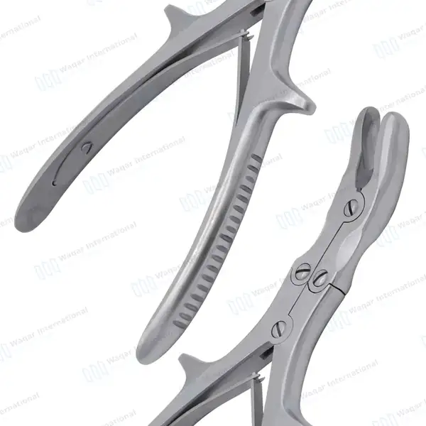 Stille-Luer Bone Rongeur 8.75″ Curved Jaws 9mmx15mm - surgical instruments manufactured by Waqar International, Sialkot - view 5