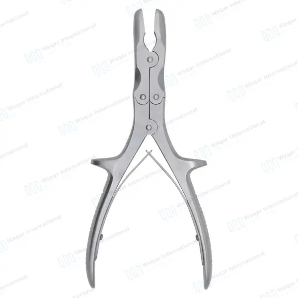 Stille-Luer Bone Rongeur 8.75″ Curved Jaws 9mmx15mm - surgical instruments manufactured by Waqar International, Sialkot - view 7