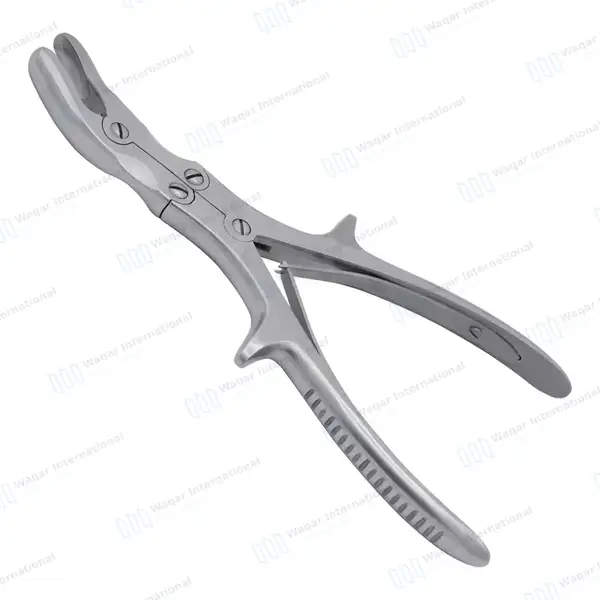 Stille-Luer Bone Rongeur 8.75″ Curved Jaws 9mmx15mm - surgical instruments manufactured by Waqar International, Sialkot - view 8